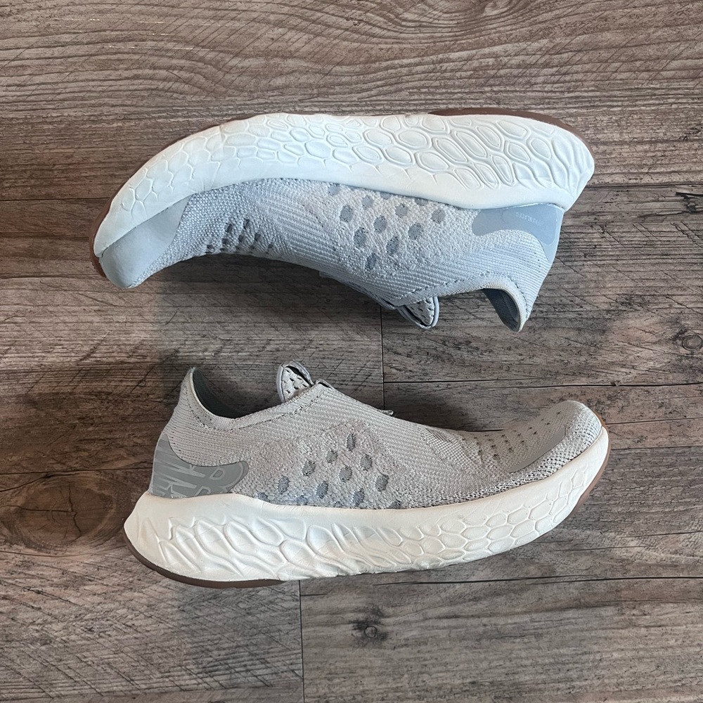 New Balance Women’s 6 Fresh Foam X 1080 Unlaced Gray V1 Slip On Running Shoes